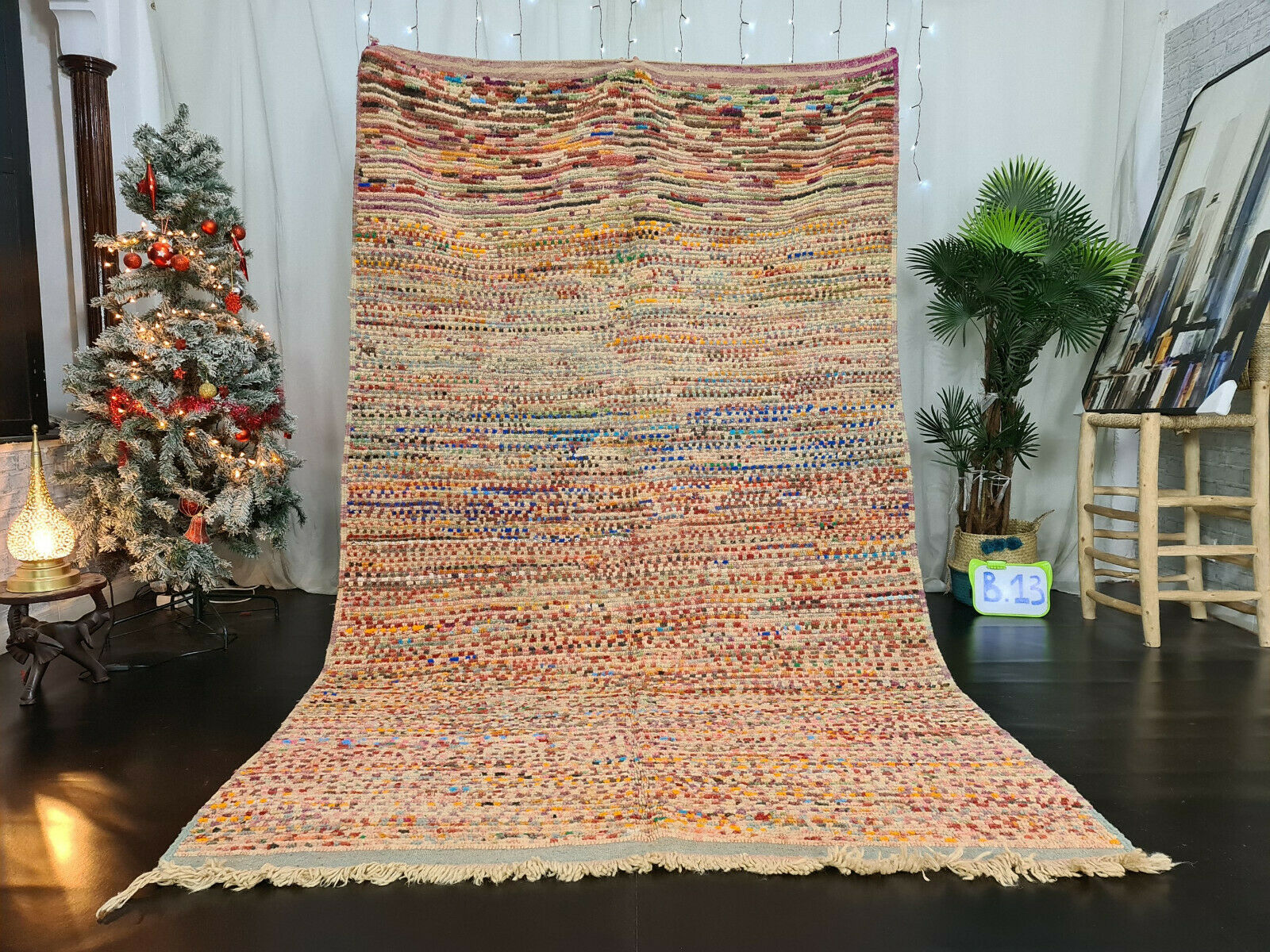 RAWAN- Vintage Moroccan Boujad Rug