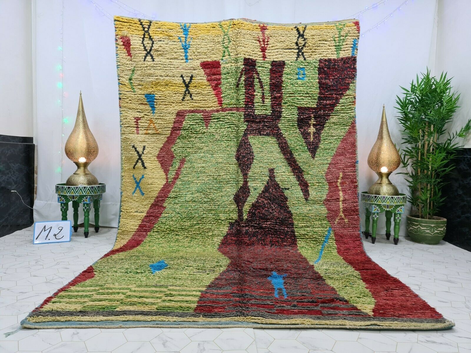 SULAF- Moroccan Boujad Abstract Rug