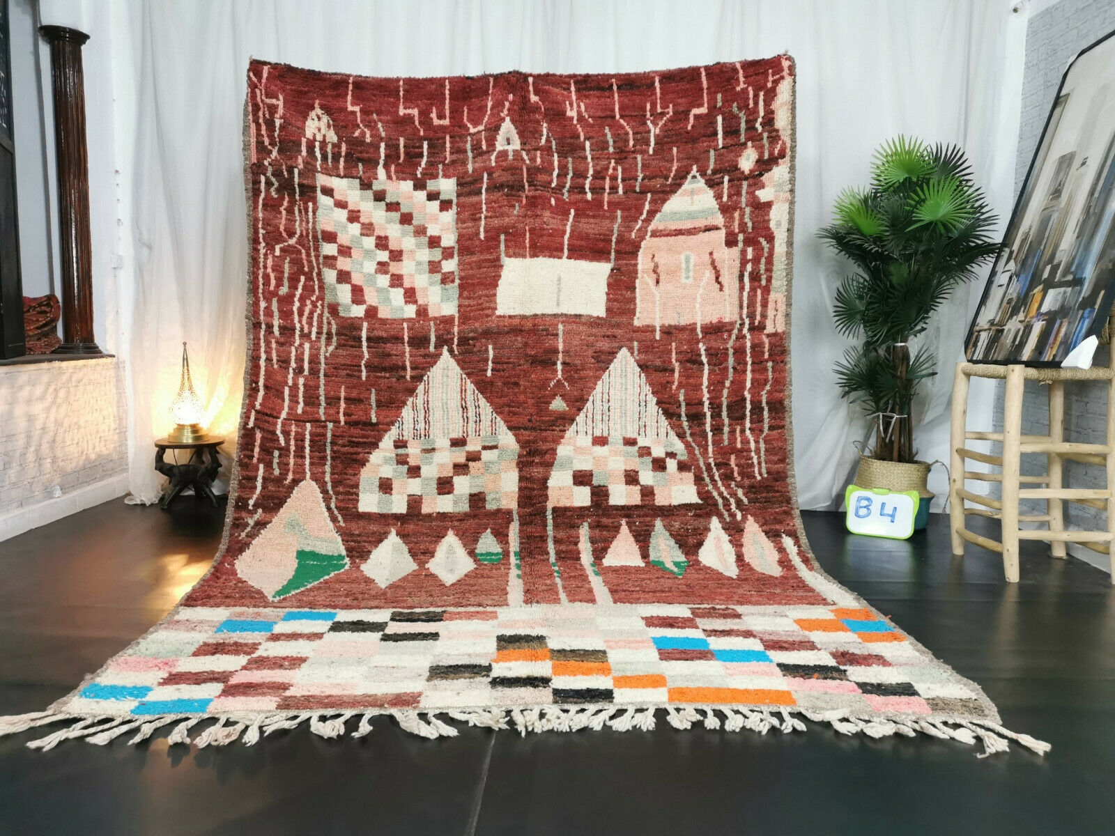 HARRY- Moroccan Brown Boujad Rug