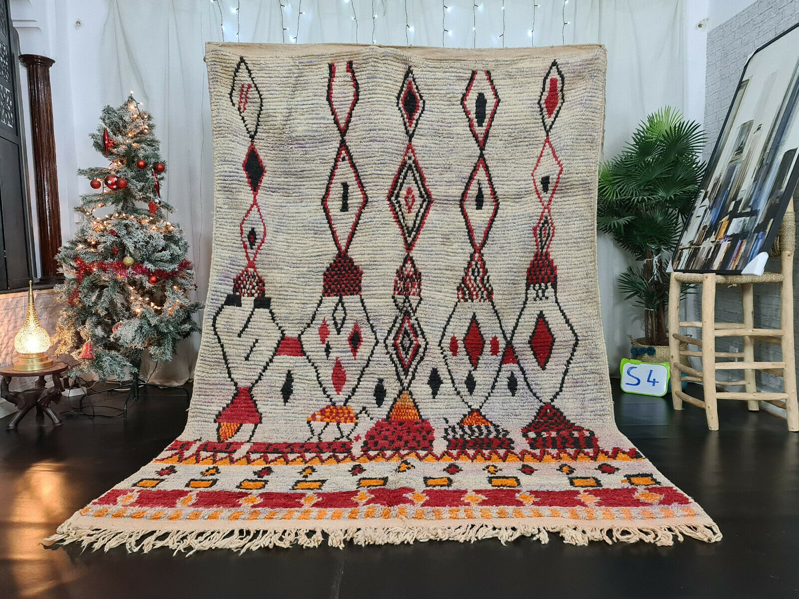 NOLAF- Moroccan Boujad Geometric Rug