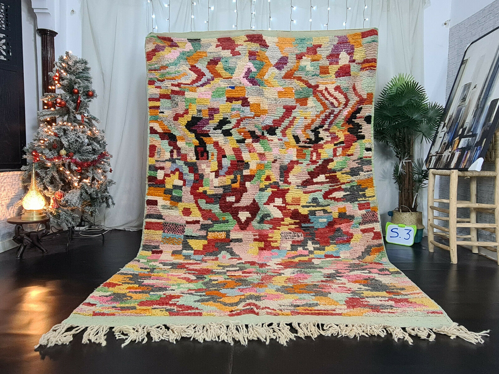 HORAY- Moroccan Colorful Patchwork Rug