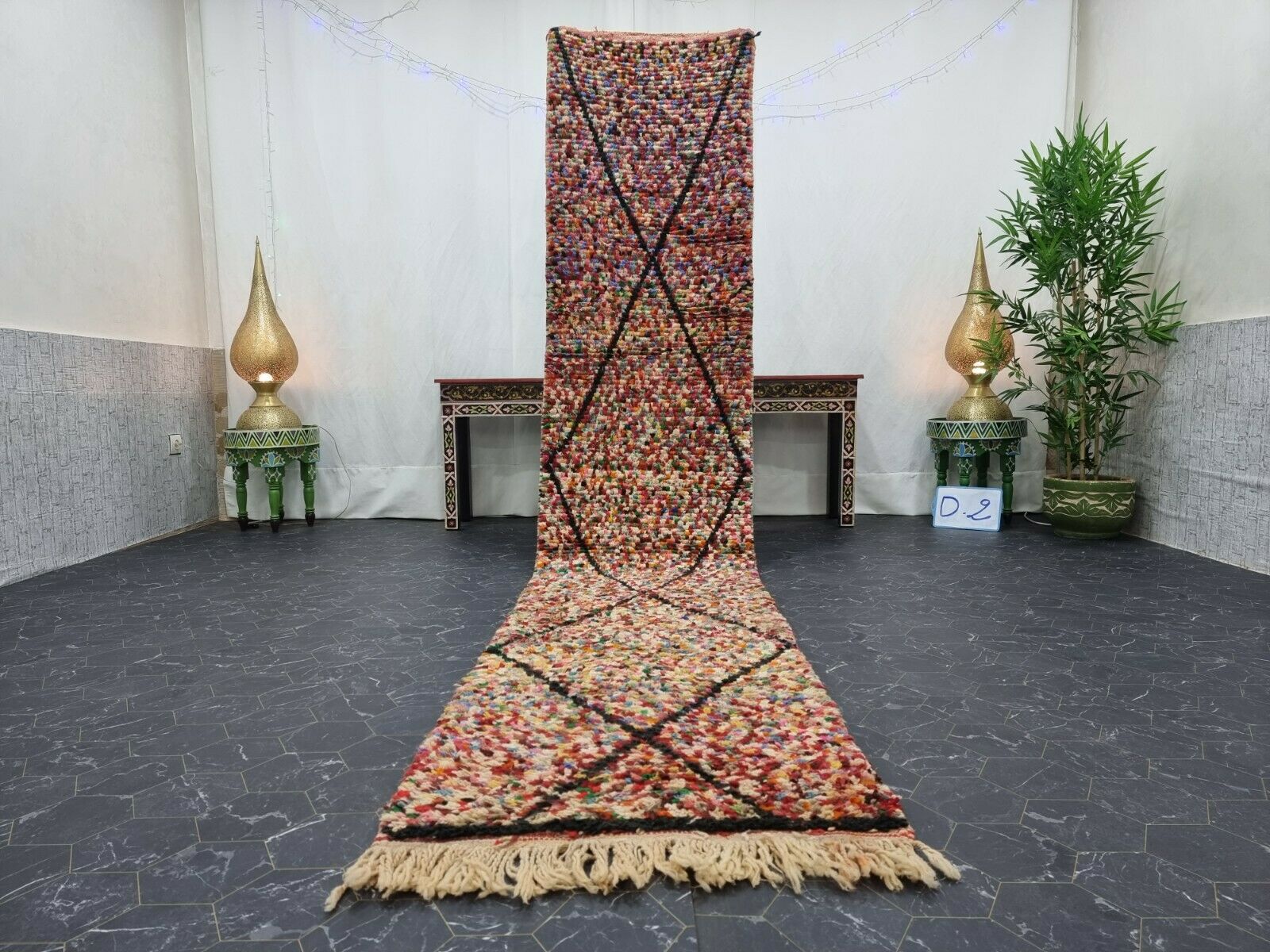 TAJDIR - Multicolor Geometric Boujad Runner