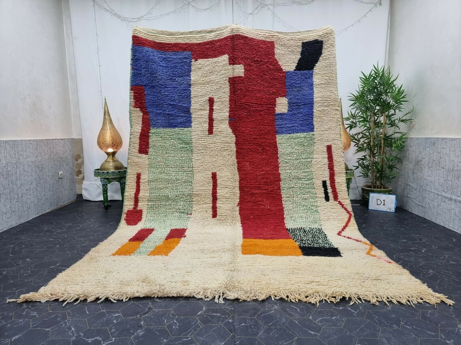 ZARAR - Abstract Authentic Berber Moroccan Rug