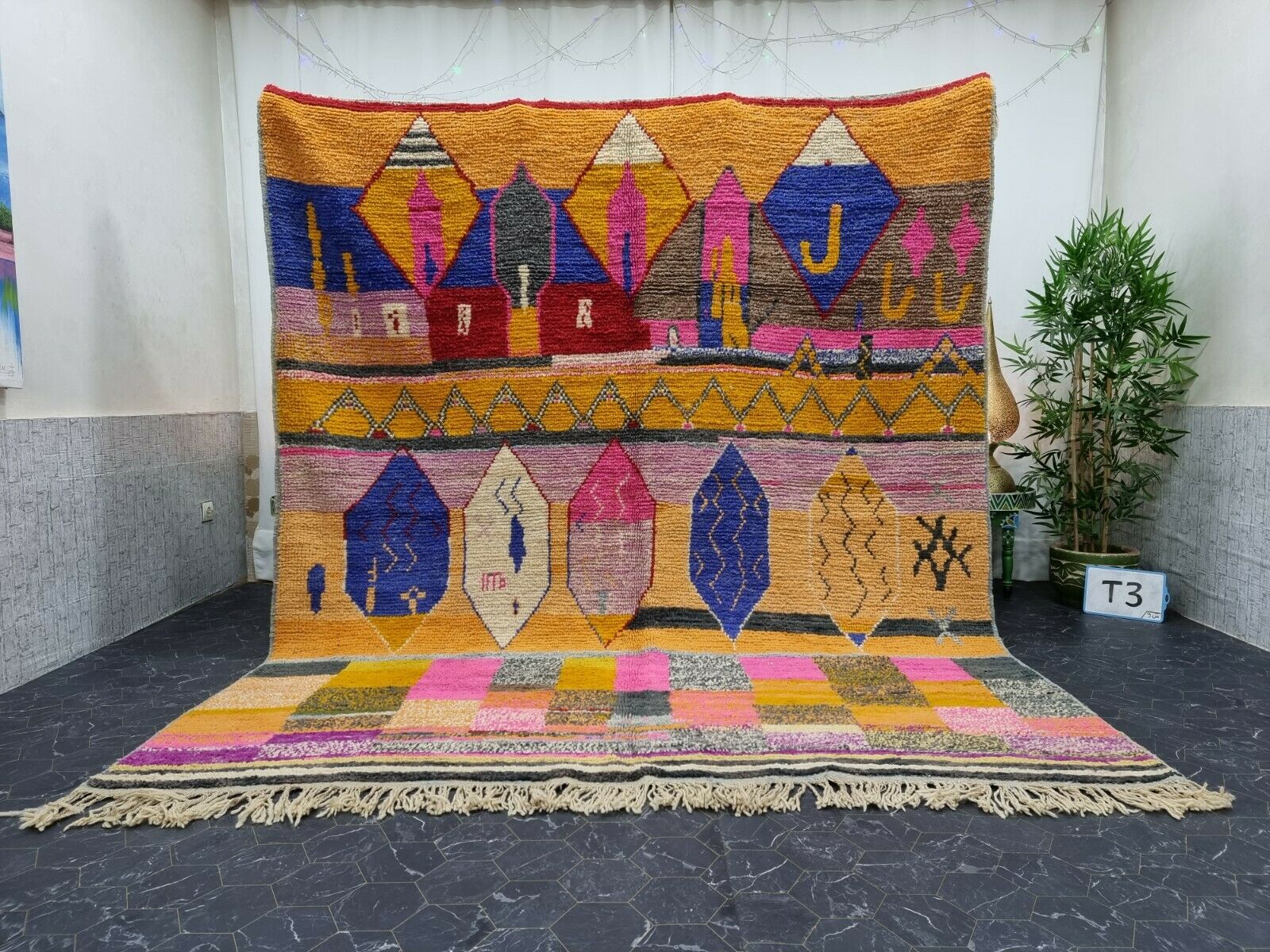 FUNUN - Berber Sheep Wool Moroccan Carpet