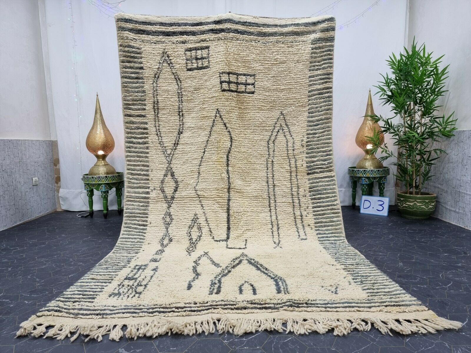 SULAMA - Abstract Berber Tribal Boujaad Rug