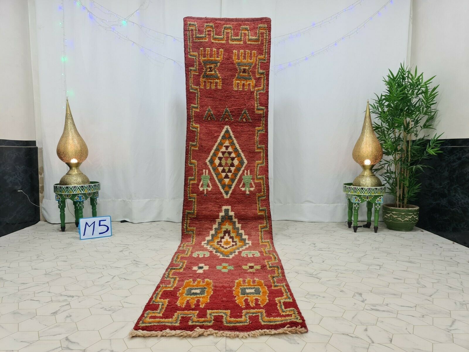 IGHRAN - Vintage Berber Boujad Runner