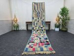 ANDAH - Blue Patchwork Wool Boujaad Runner