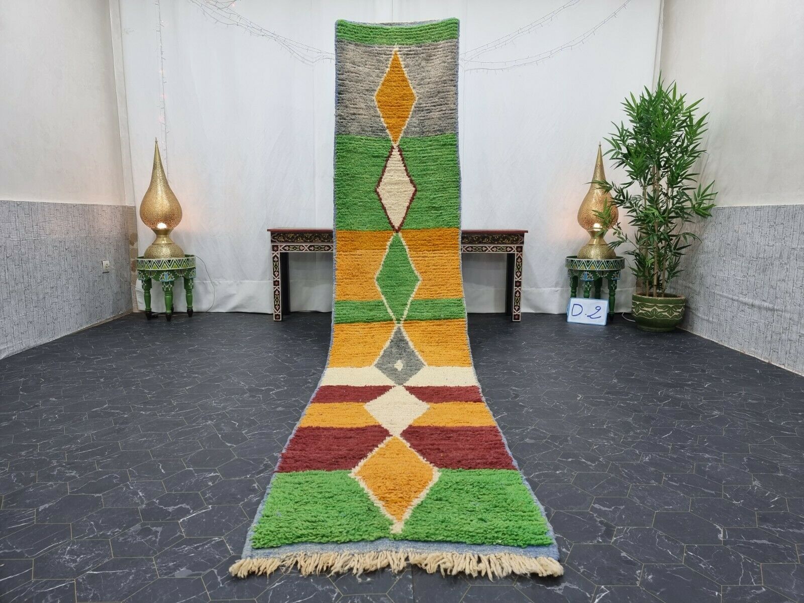 TIGMI -Bohemian Green Boujad Runner