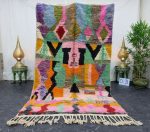FATANA- Multicolor Authentic Moroccan Rug