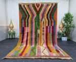 HANIA- Multicolor Striped Boujaad Rug