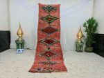 CHINAR - Vintage Berber Moroccan Boujad Runner