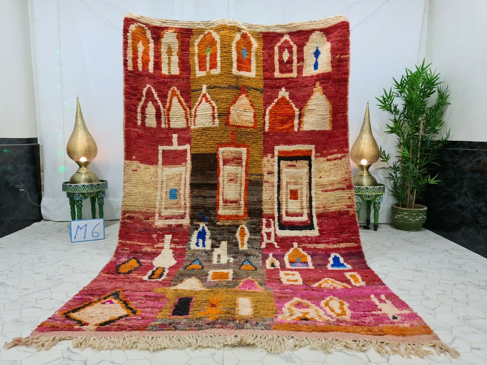 DARLA - Boujaad Patchwork Berber Rug