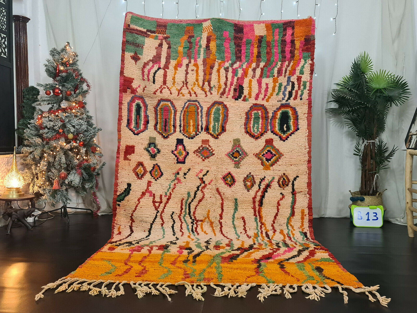 NEZHA - Artistic Abstract Boujaad Rug