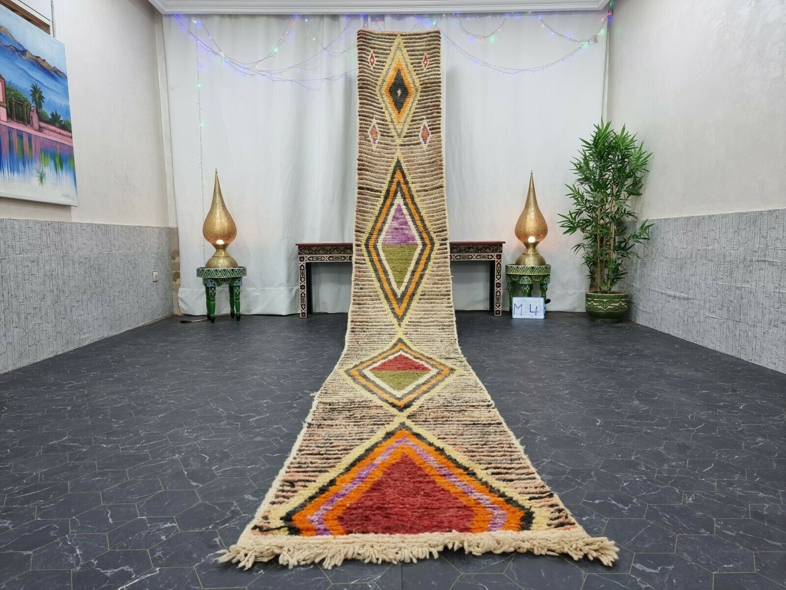 MUNJA - Berber Geometric Moroccan Runner