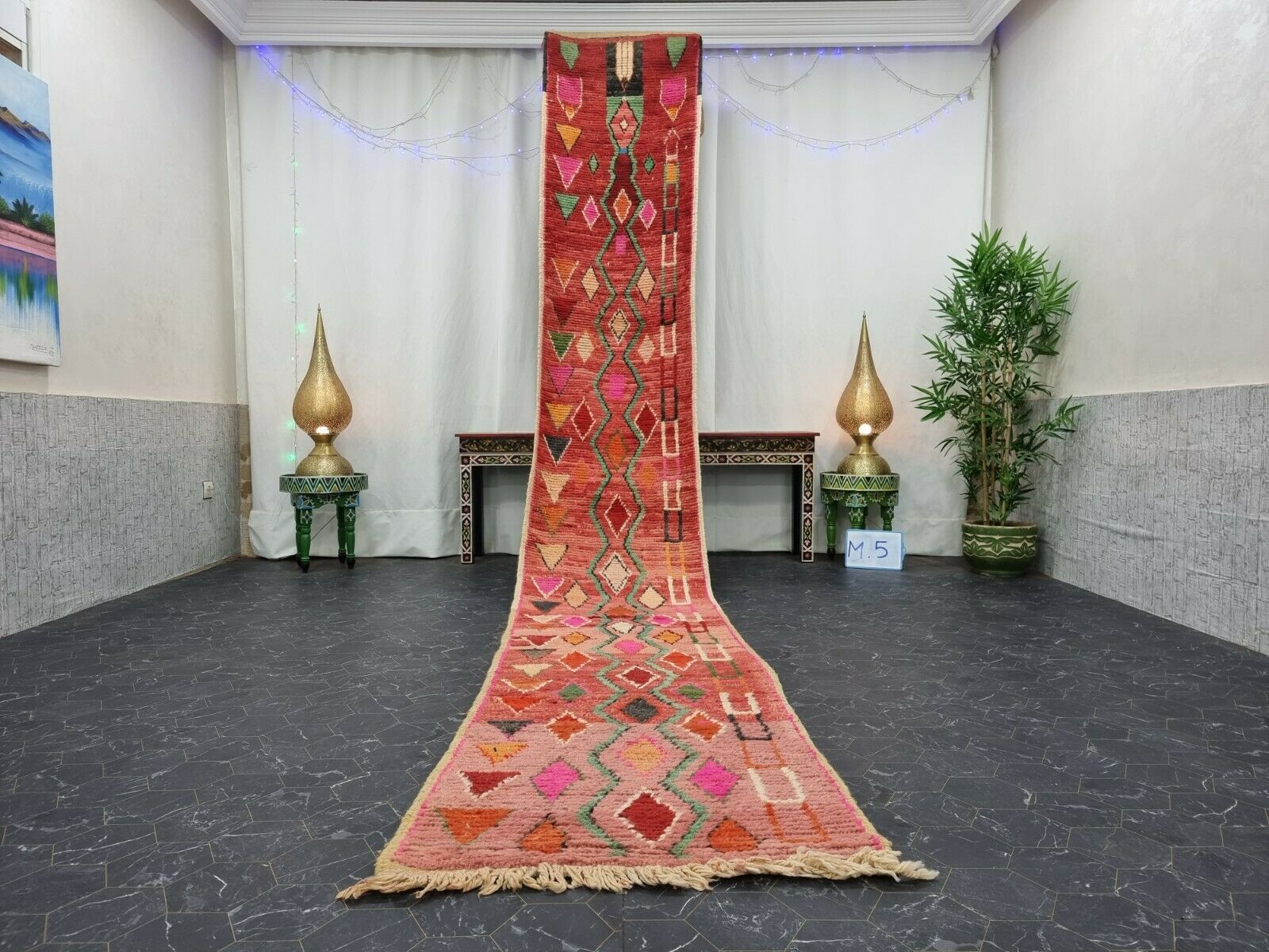 MARIN- Geometric Tribal Moroccan Runner