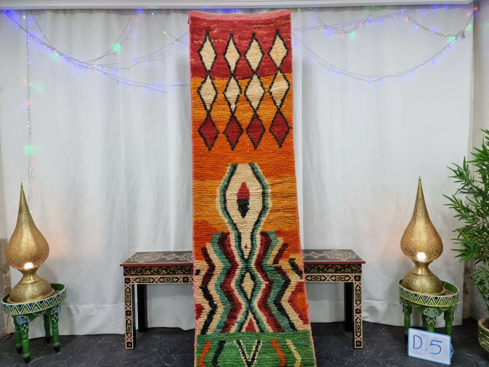 ABAYN-Vibrant Boujaad Moroccan Runner