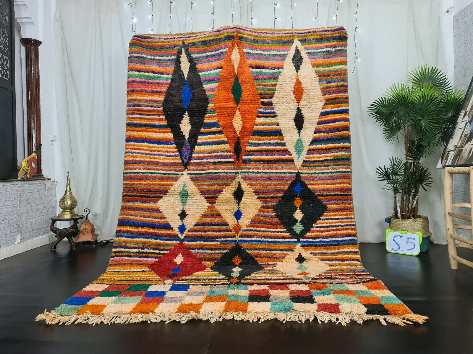 NARIN- Geometric Handmade Boujaad Rug