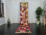 YAPAR - Colorful Patchwork Boujad Berber Rug