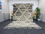 DOMOR- Tribal Handmade Grey Kilim Zanafi Rug