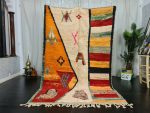 BATUL -Orange Berber Symboles Boujaad Rug