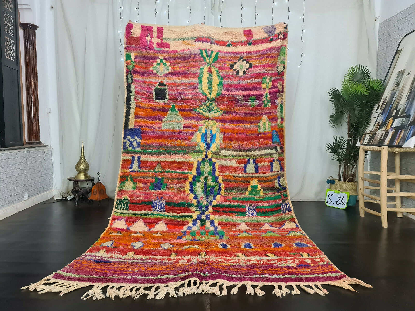 SAKINA  -Handmade Vintage Boujaad Rug