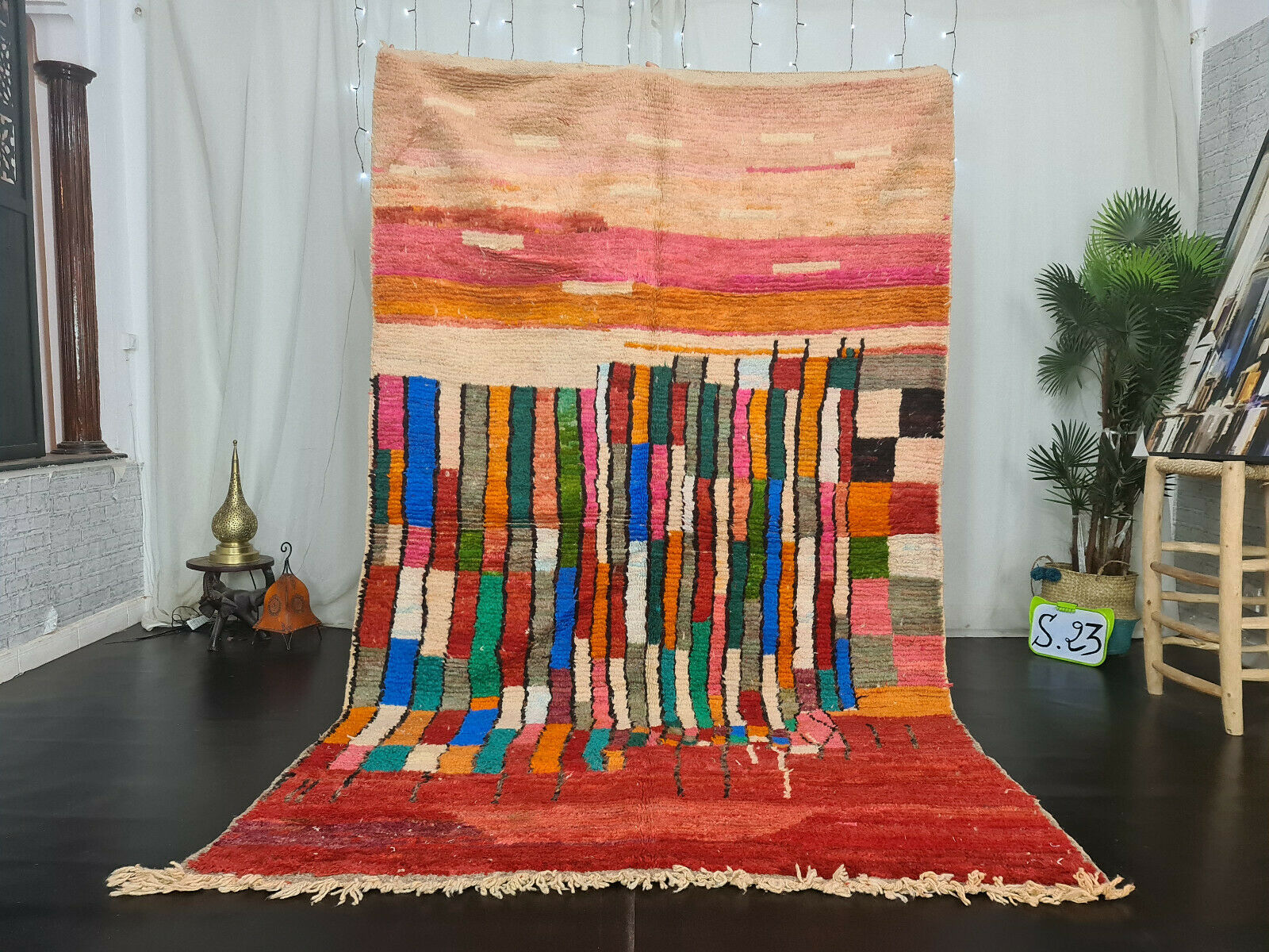 ZAMAN -Sheep Wool Moroccan Boujaad Rug