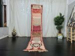 MARAM - Faded Red Boujad Berber Runner Rug