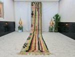 FAYZA - Striped Tribal Berber Runner Rug