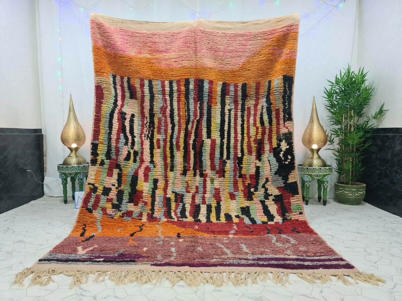 NAGHMA - Multicolor Patchwork Area Rug