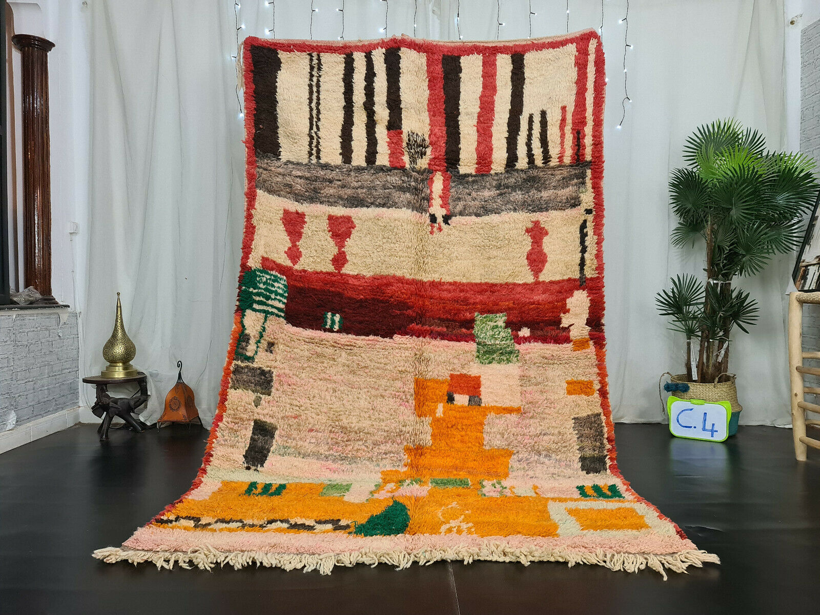 BAHJA - Moroccan Handmade Boujaad Rug