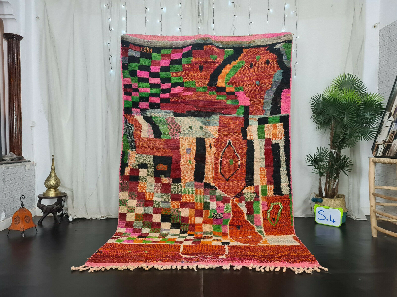 ANEM - Berber Patchwork Handmade Boujaad Rug