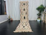 SAHAR - Geometric Beige Boujad Berber Rug