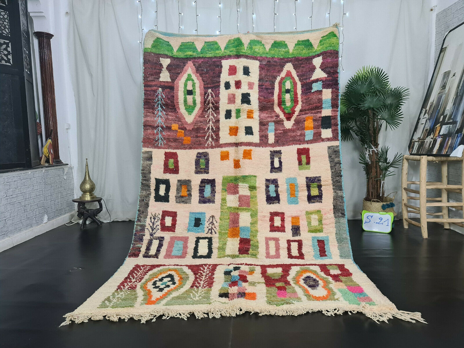 HIDAN - Abstract Handmade Colorful Rug