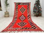 KADAN - Handmade Red Vintage Azilal Rug