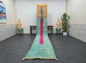 NARIN - Nomad Tribal Boho Wool Runner Rug