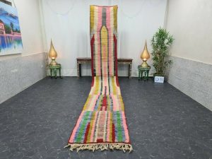 BUTAN- Authentic Striped Boho Colorful Rug