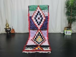 MIRAL - Mini Handmade Vintage Berber Moroccan Runner