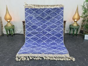 CORD- Geometric Beni Ourain Blue Rug