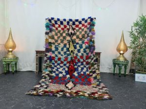 RANDA- Geometric Vintage Moroccan Berber Boucherouite