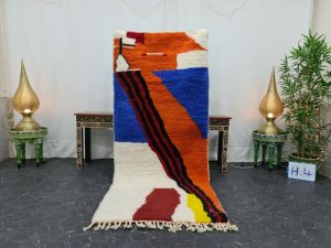 ZULIKHA- Small Vibrant Beni Ourain Rug