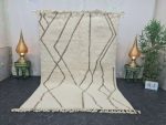 YENEF- Moroccan Small Abstract Beni Ourain Rug