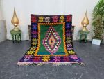 KROMA- Handmade Mini Green Vintage Berber Rug