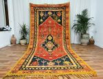 YAFUZ- Royal Geometric Vintage Taznakht Tribe Rug