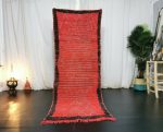 NILAY- Red Vintage Geometric Berber Moroccan Rug