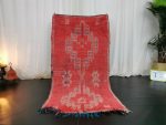 OUADIR- Small Vintage Red Berber Moroccan Rug