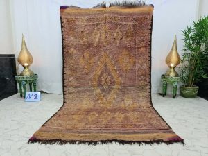 CHARLIN- Moroccan Faded Purple Vintage Boho Rug