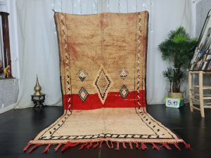 BAHIR- Abstract Vintage Berber Handmade Carpet