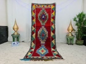 ZOE- Red Authentic Tribal Moroccan Vintage Runner