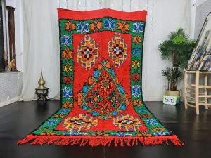 SANIA - Artistic Vibrant Colorful Floral Vintage Carpet
