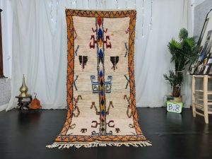 DARNA - Berber Symboles Vintage Beige Carpet